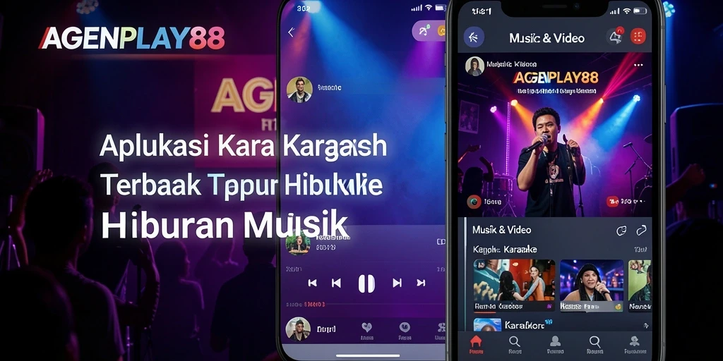 Tampilan antarmuka AGENPLAY88 yang menarik saat sesi Karaoke.