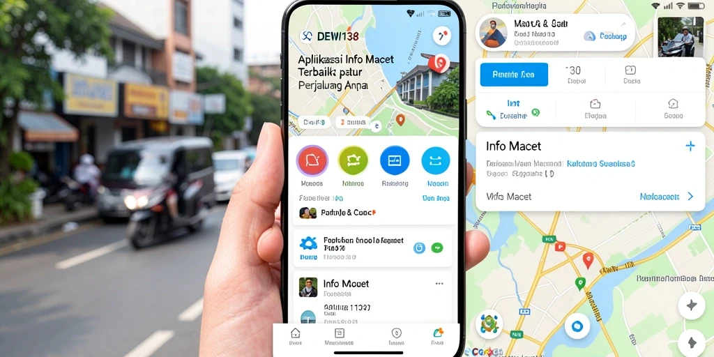 Antarmuka DEWI138 menampilkan peta lalu lintas yang informatif dan mudah digunakan.
