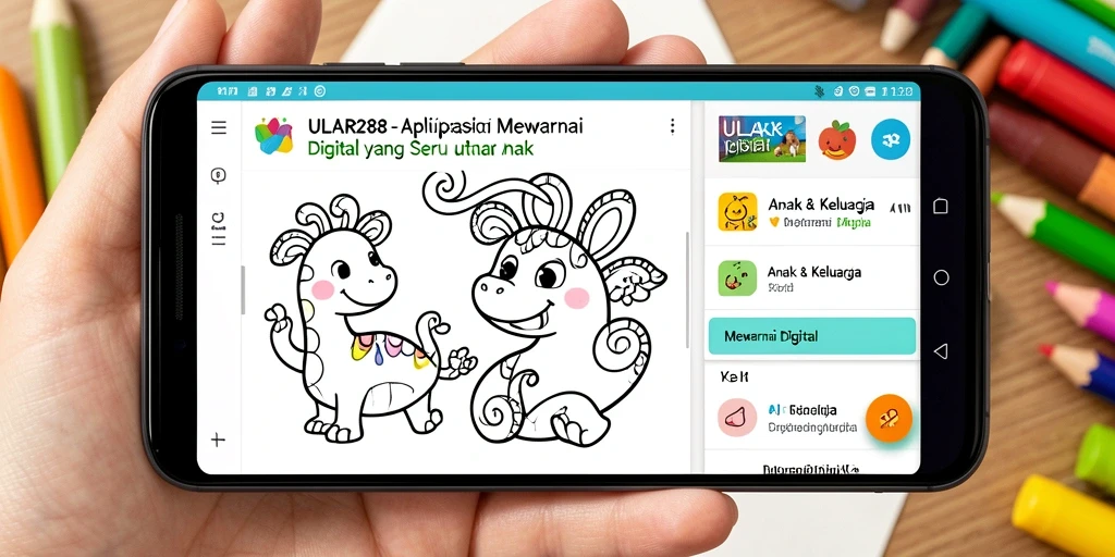 Antarmuka ULAR288 yang menarik untuk mewarnai.