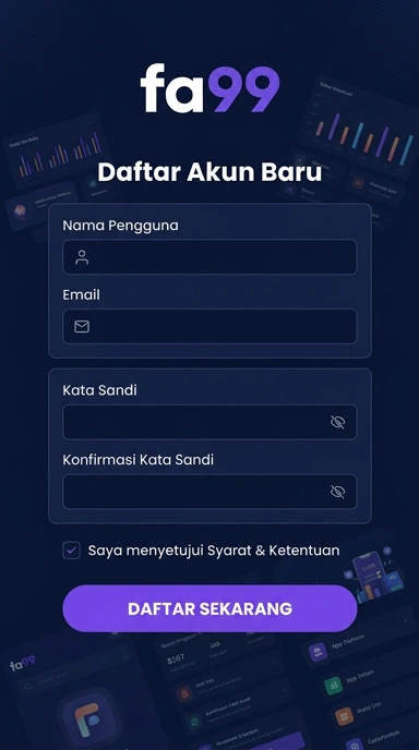 Raih Akun Baru di fa99 untuk Pengguna Android